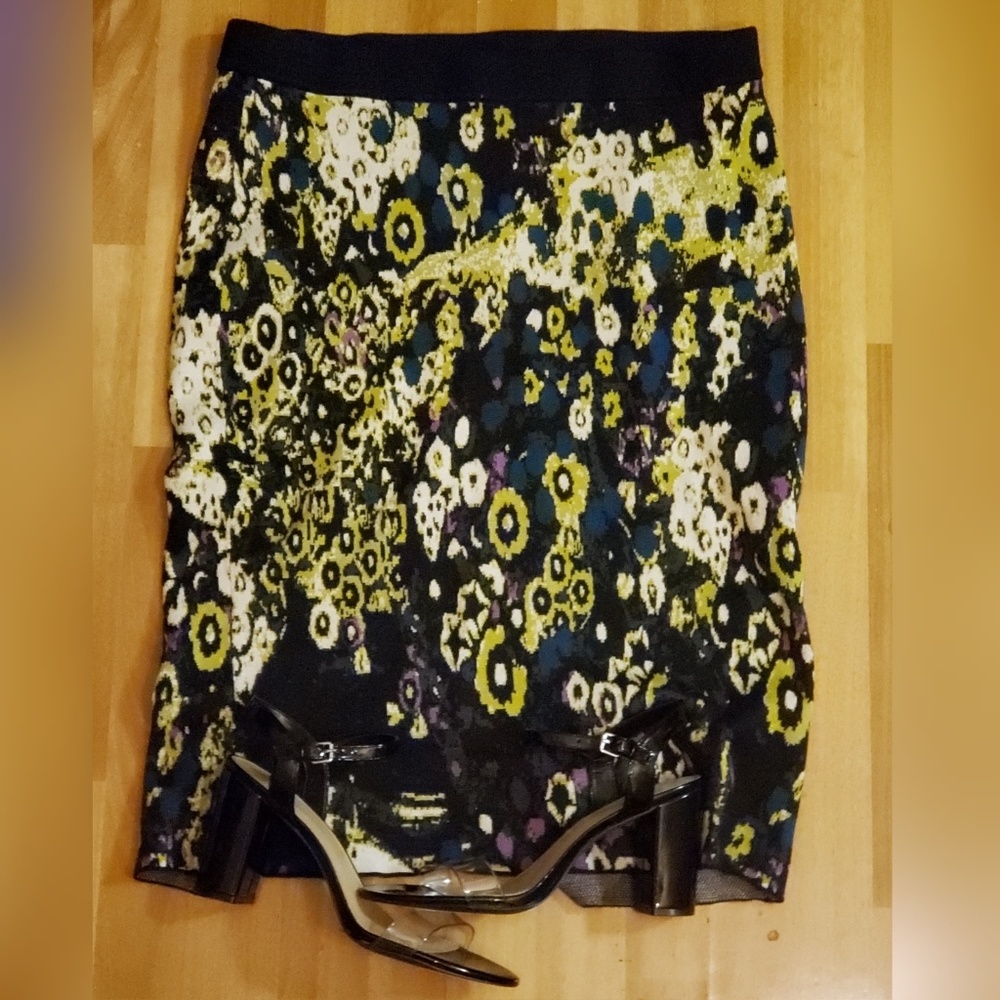 Rachael Roy Fitted Jaquard Sweater Skirt